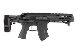 Maxim Defense PDX 762x39 AR Pistol features a black anodized finish